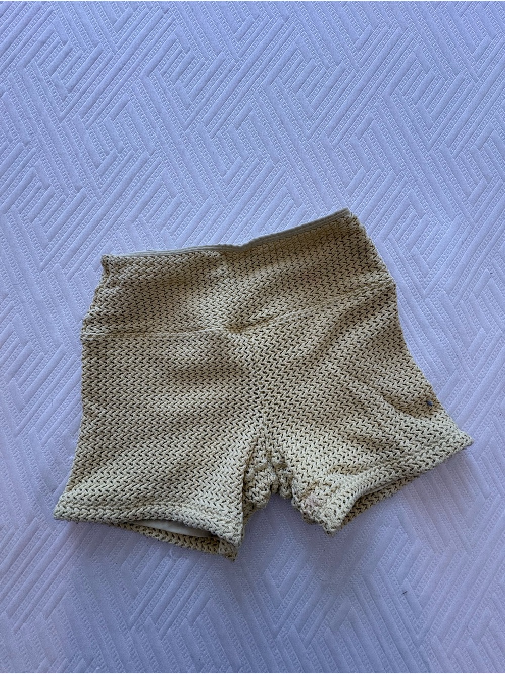 Montce Crochet Knit biker shorts